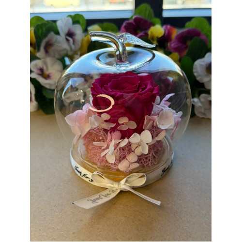 Естествена вечна роза J48