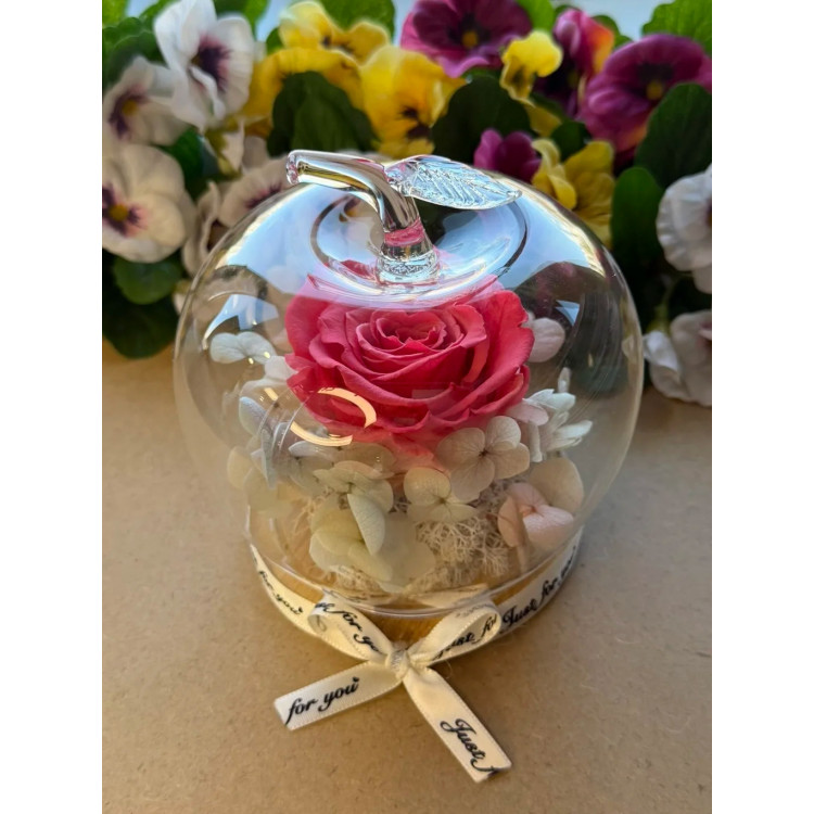 Естествена вечна роза J8