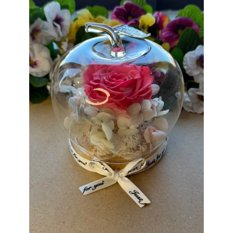 Естествена вечна роза J8