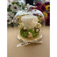 Естествена вечна роза J8