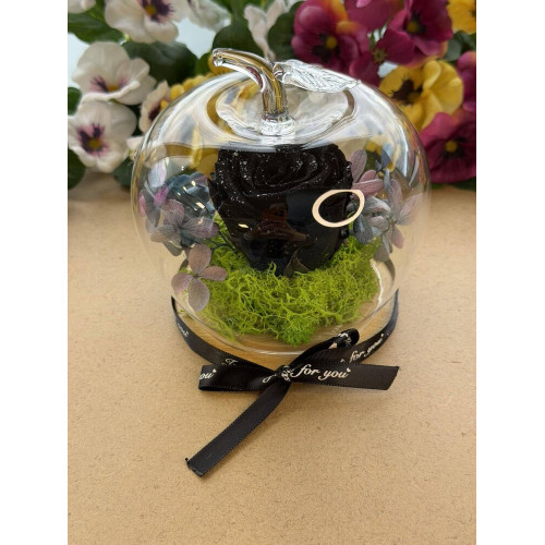 Естествена вечна роза J9