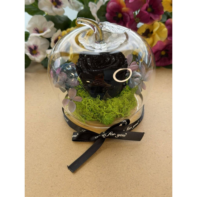 Естествена вечна роза J9