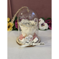 Естествена вечна роза в PVC купол Bicz