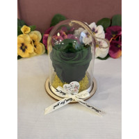 Естествена вечна роза в PVC купол Gre 02