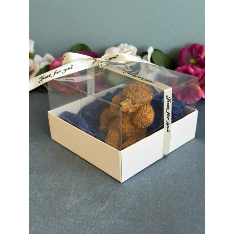 Гипсокерамична фигурка Пудел