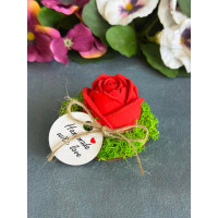 Гипсокерамична фигурка Роза