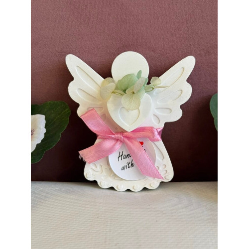 Гипсокерамична фигурка розов Ангел Гипсокерамична фигурка розов Ангел