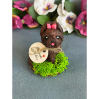 Гипсокерамична фигурка Йорки