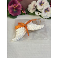 Гипсокерамична висулка Ангелски Крила Оранж