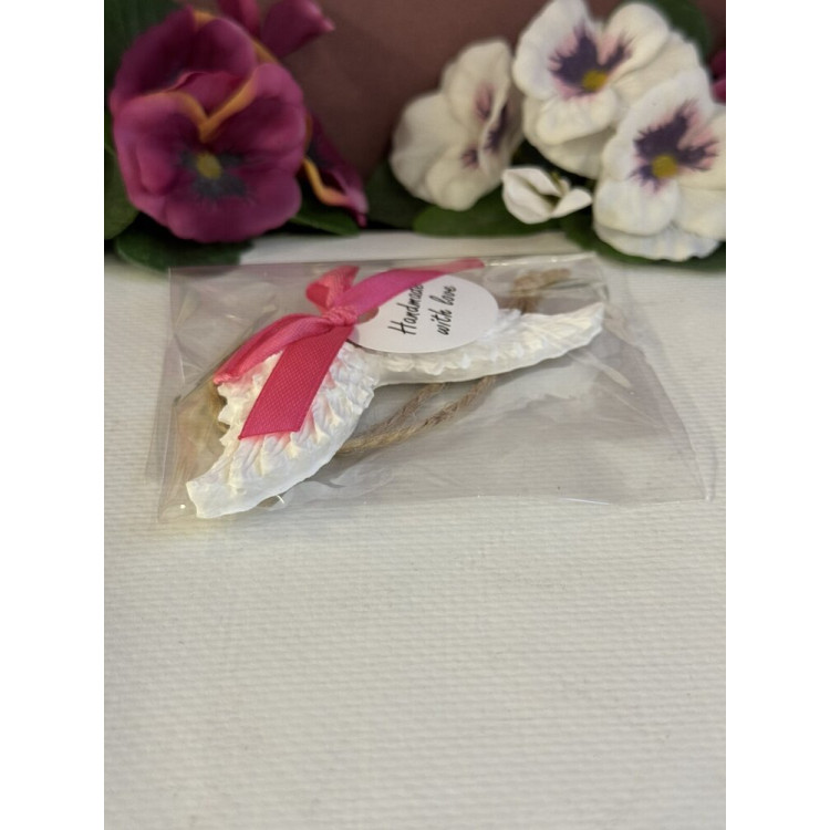 Гипсокерамична висулка Ангелски Крила Роз 2