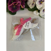 Гипсокерамична висулка Ангелски Крила Роз 2