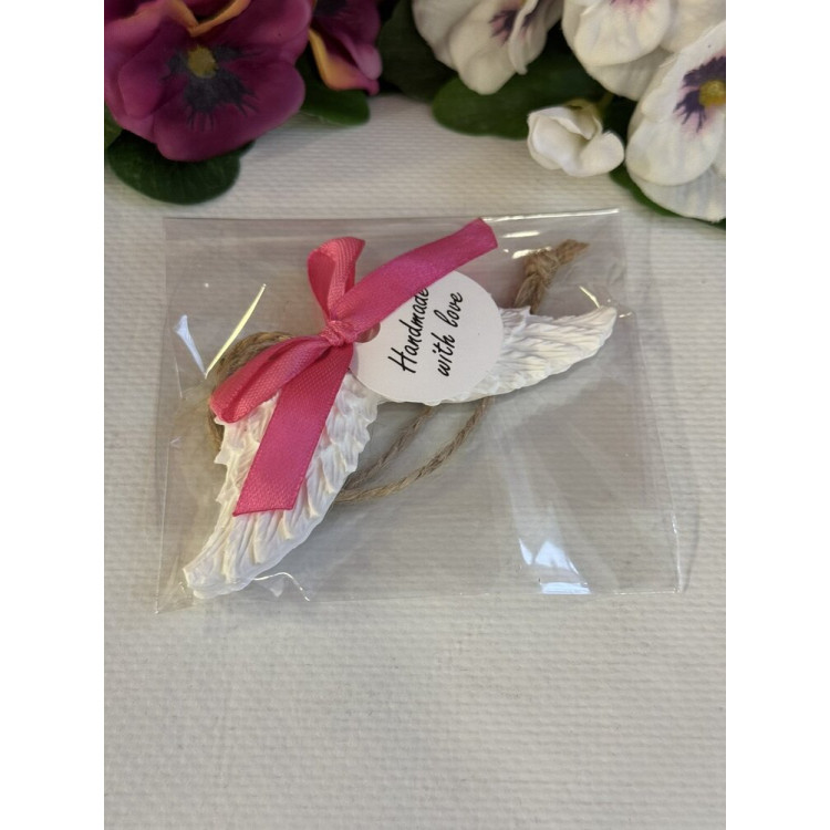 Гипсокерамична висулка Ангелски Крила Роз