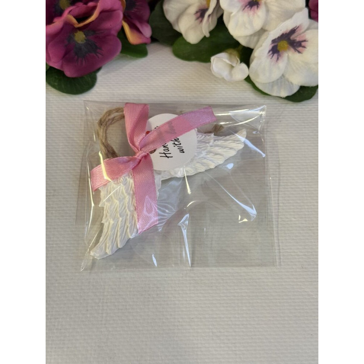 Гипсокерамична висулка Ангелски Крила Роз