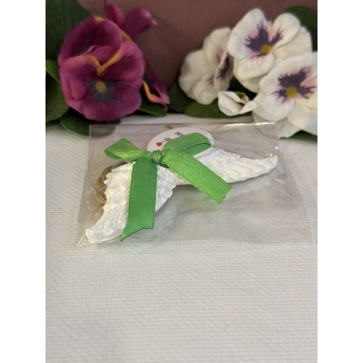 Гипсокерамична висулка Ангелски Крила Зел