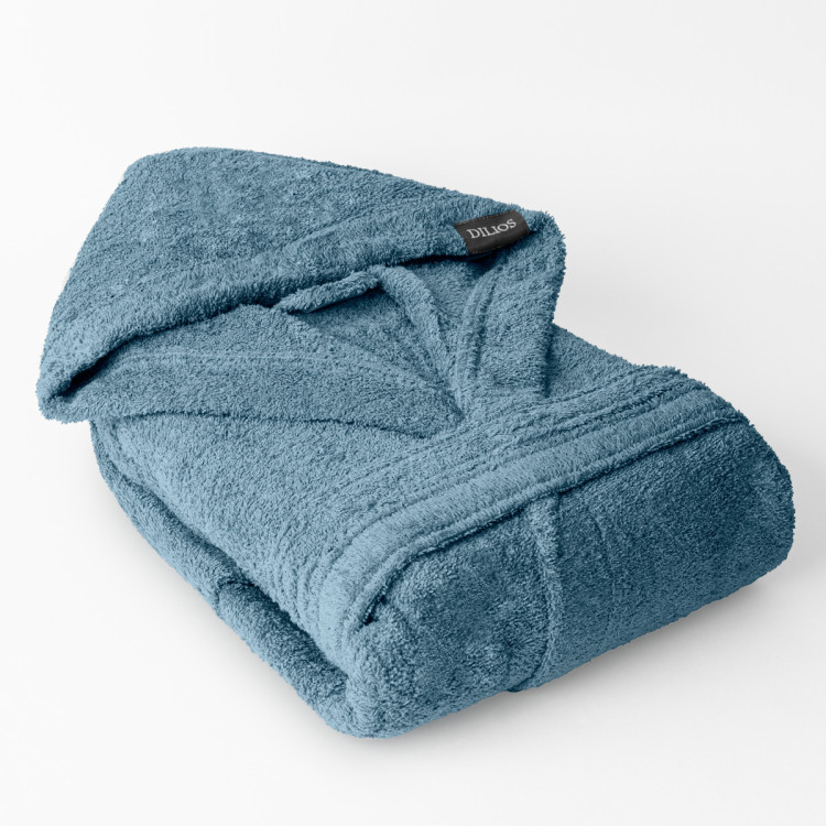 Халат за баня Фреш синьо S/M