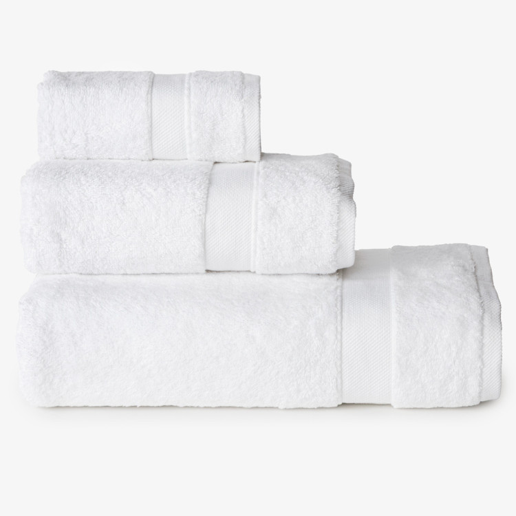 Хавлиена кърпа Египетски памук Александрия бяло 30/50