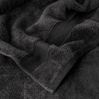 Хавлиена кърпа Египетски памук Александрия черно 30/50