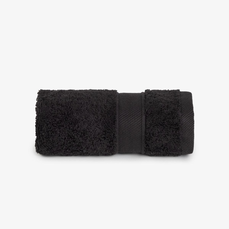 Хавлиена кърпа Египетски памук Александрия черно 30/50