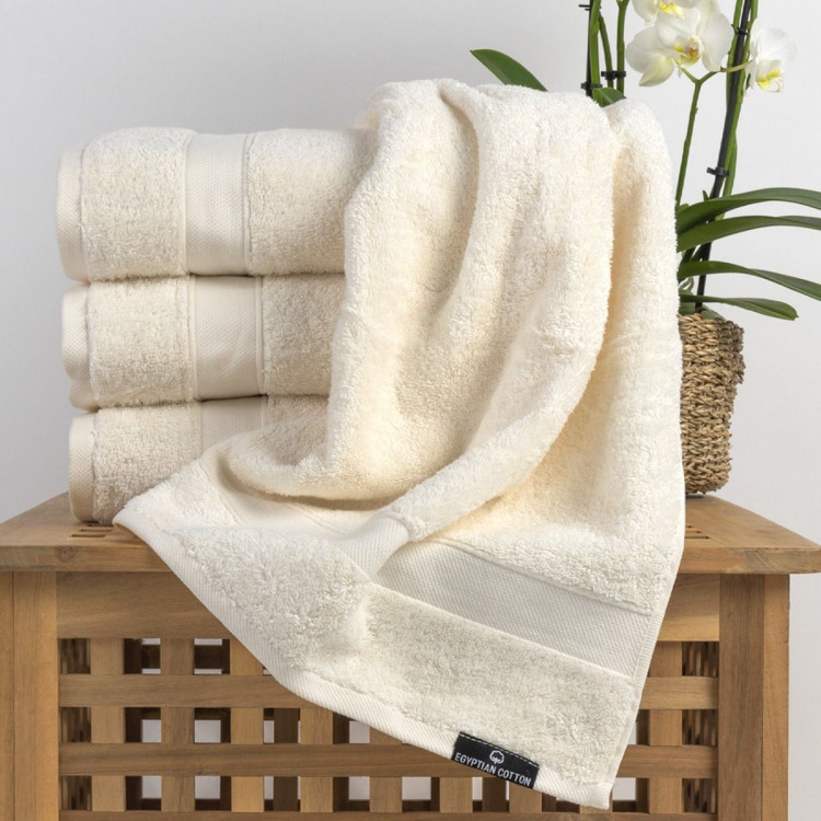 Хавлиена кърпа Египетски памук Александрия екрю 30/50