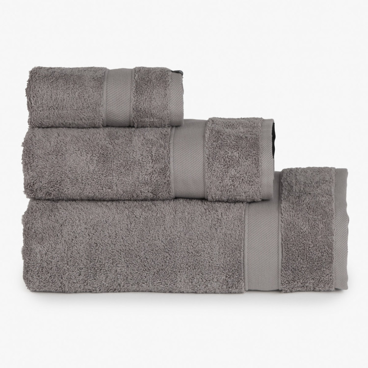 Хавлиена кърпа Египетски памук Александрия сиво 30/50