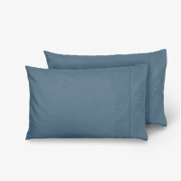 Комплект калъфки за възглавница Ранфорс Нюанси син