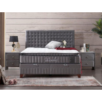 Тапицирано легло Легло Wooly с матрак 140/200