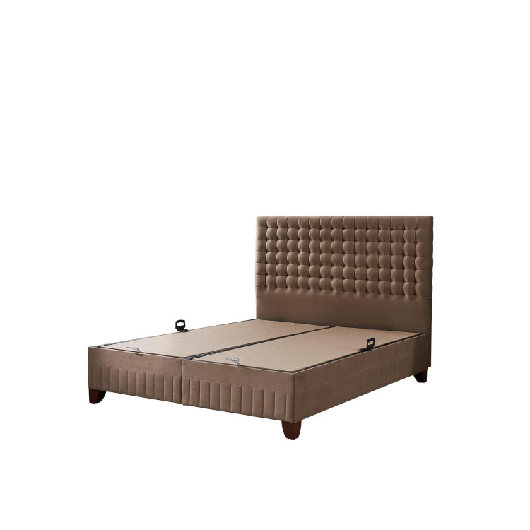 Тапицирано легло Легло Wooly с матрак 140/200