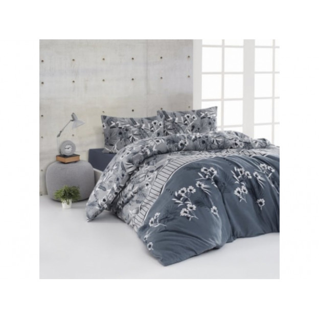 Луксозно спално бельо от 100% памук - BURRELL NAVY BLUE