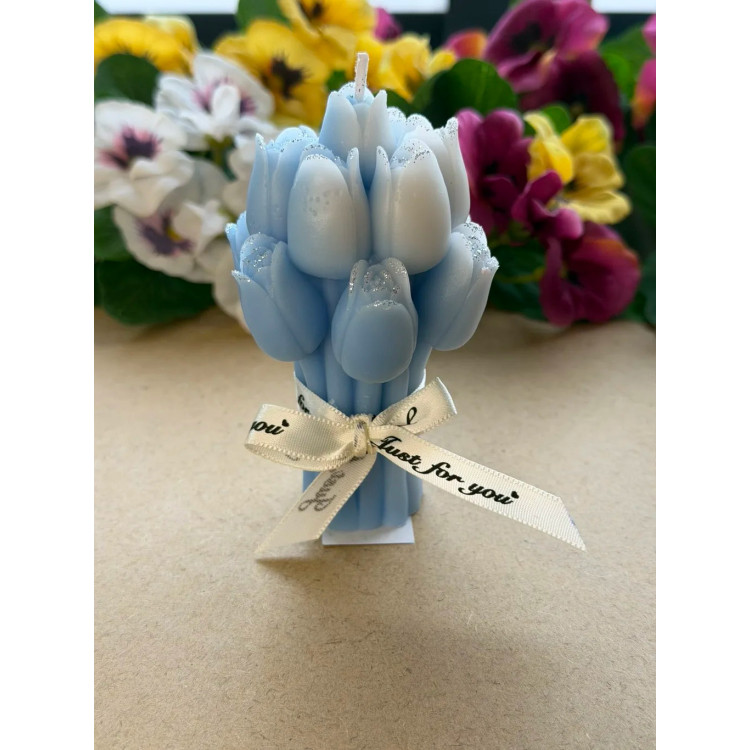 Ароматна свещ от соев и пчелен восък Лалета М414