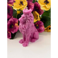 Ароматна свещ от соев и пчелен восък Лъв М415