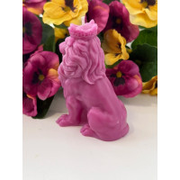 Ароматна свещ от соев и пчелен восък Лъв М415