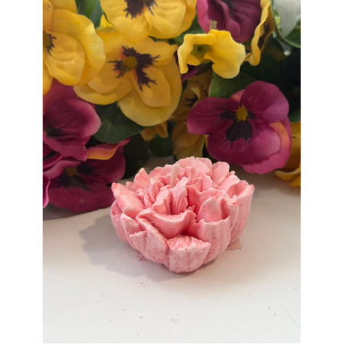 Ароматна свещ от соев восък Божур М231