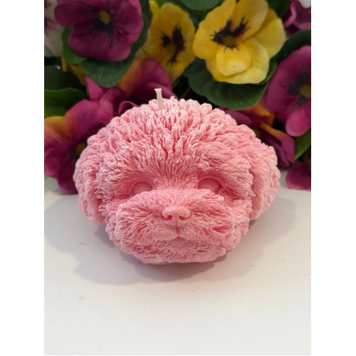 Ароматна свещ от соев восък Кучешка глава М194