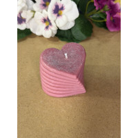 Ароматна свещ от соев восък Сърца М209