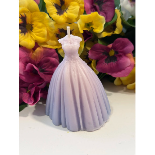 Ароматна свещ от соев восък Рокля М83