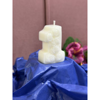 Натурална свещ за Рожден Ден цифра 1