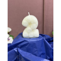 Натурална свещ за Рожден Ден цифра 2