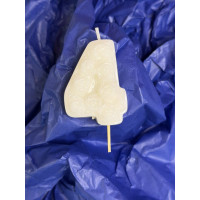 Натурална свещ за Рожден Ден цифра 4