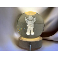 Нощна лампа Космонавт 3D голяма
