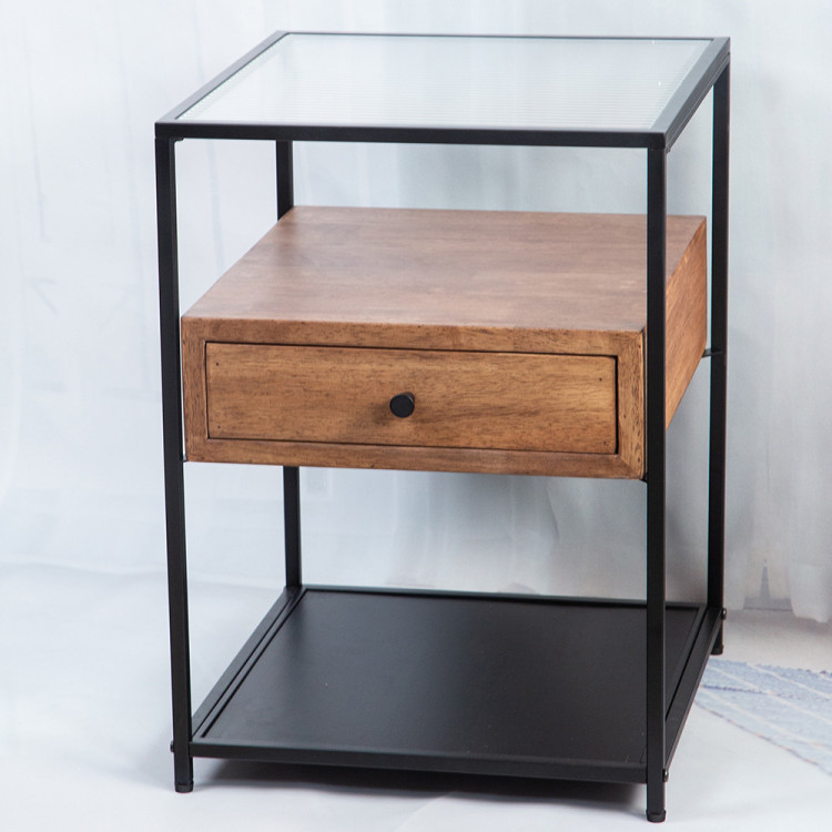 Нощно шкафче с чекмедже Лукс