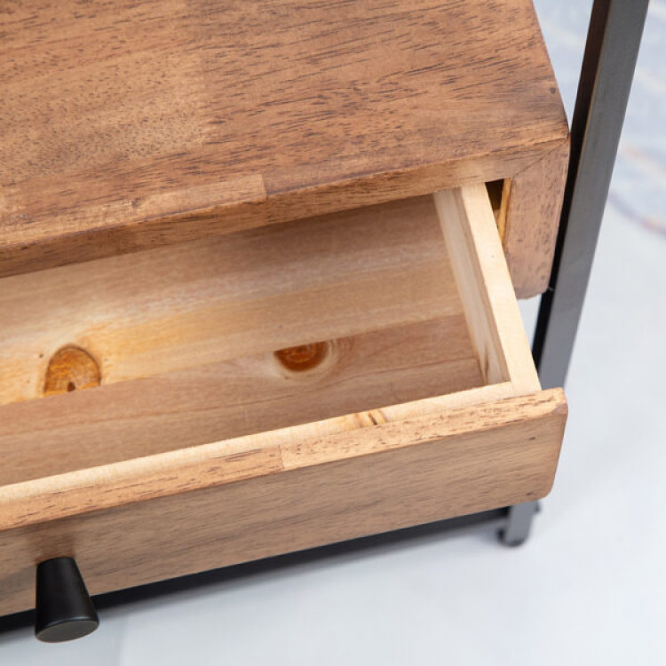 Нощно шкафче с чекмедже Лукс