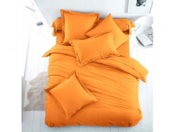 Плик за олекотена завивка от 100% памук - Оранжево