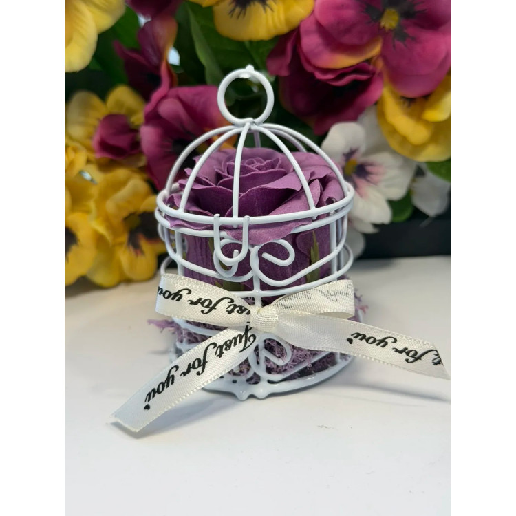 Сапунена роза в кафез K245