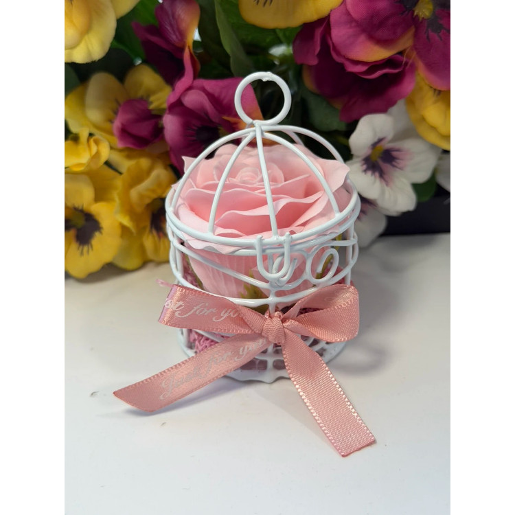 Сапунена роза в кафез K246