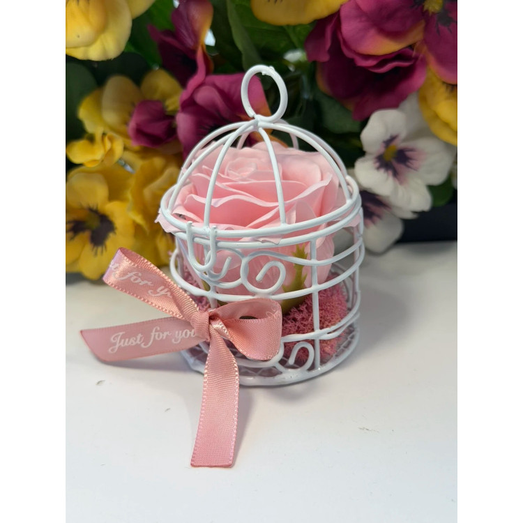 Сапунена роза в кафез K246