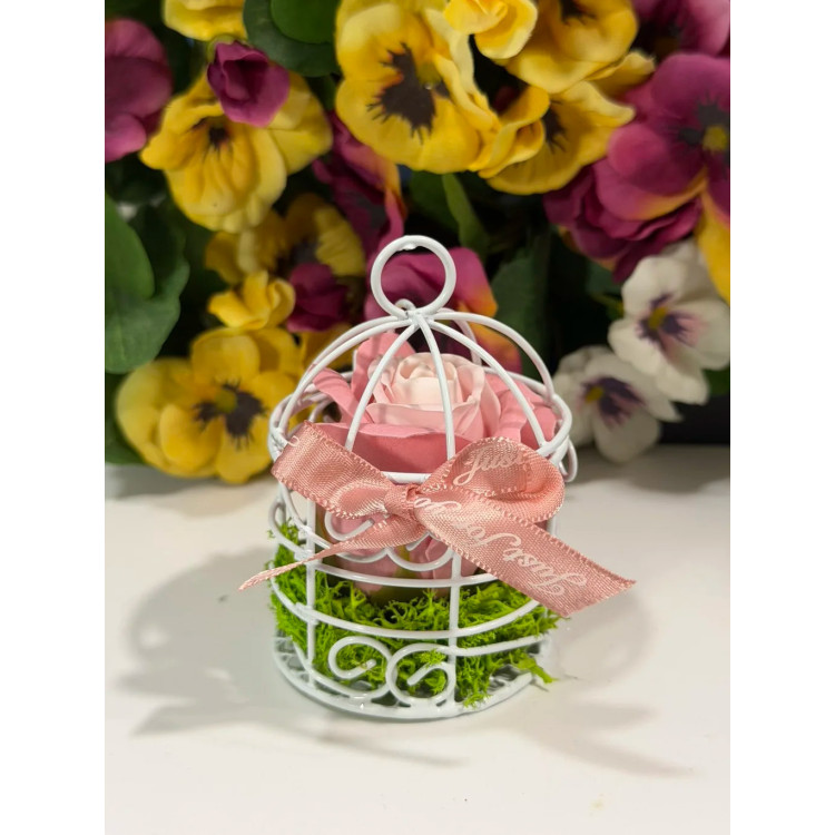 Сапунена роза в кафез K247