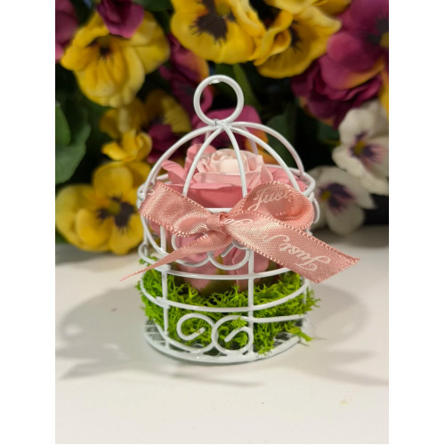 Сапунена роза в кафез K247