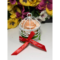 Сапунена роза в кафез K249