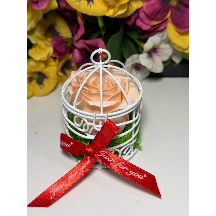 Сапунена роза в кафез K249