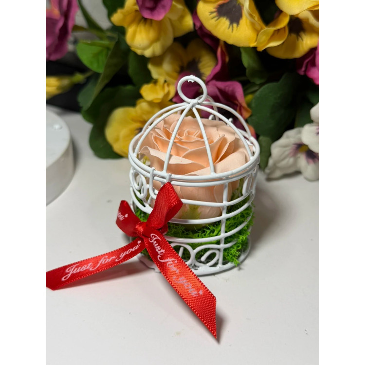 Сапунена роза в кафез K249